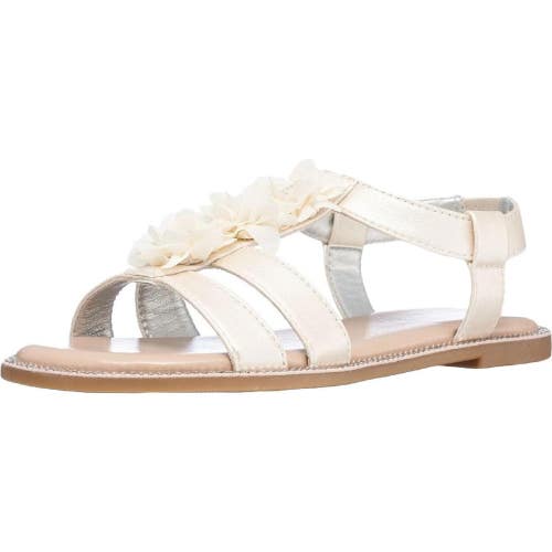 Kenneth Cole Brianne Fiore KCN004 Sandal Girls 1 Beige Open Toe Slingback KHD777