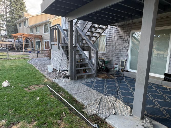 2ea 9’x8’ Dynamax Multisport backstop nets