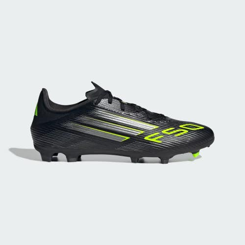 Adidas F50 League JI0007 Men's Black Lucid Lemon Firm/Multi-Ground Cleats LIQ287