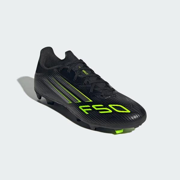 Size 12‎ - adidas F50 League Firm/Multi Ground Soccer Cleats JI0007 Adidas F50 League FG MG Soccer Cleats JI0007 Black Lucid  main image 4