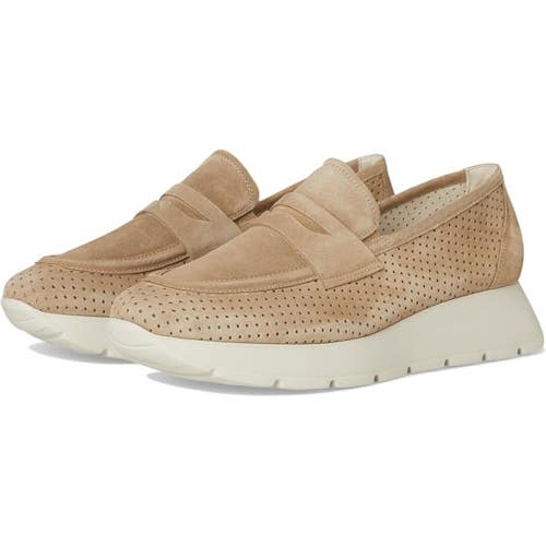 Paul Green Alexa Flat Women's US 9.5 Grain Soft Suede Platform Loafers VER1567