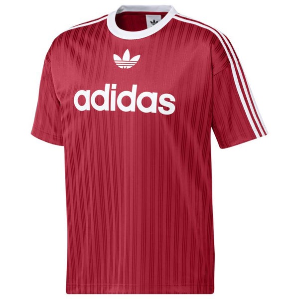 Adidas Originals Adicolor Play Soccer T-Shirt Men Small Red Short Sleeve DSGL173