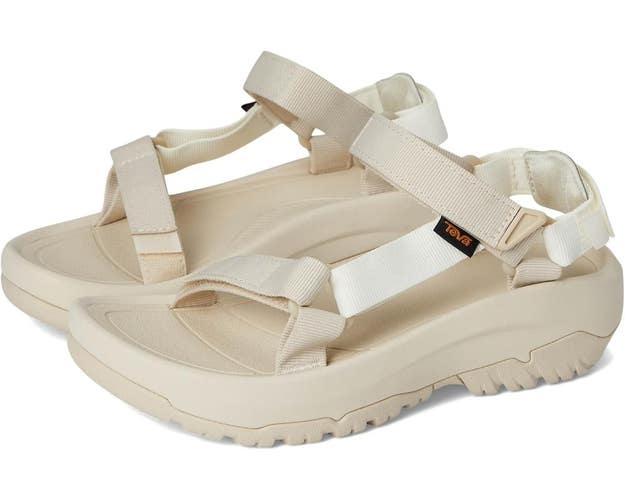 Teva Hurricane XLT2 Ampsole Sandals Women's US 8 Beige Adjustable Strap VER1552