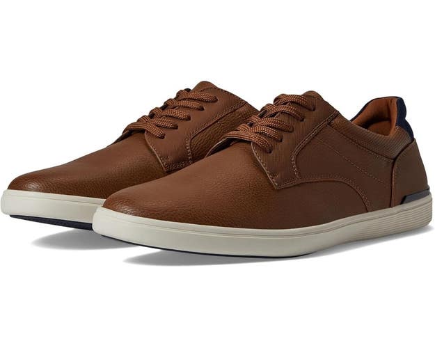 Aldo Randolph Sneakers Mens US 10 Cognac Brown Round Toe Lifestyle Shoes VER1584