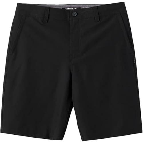 O'Neill Reserve Hybrid Shorts Men's 30 Heather Black 21" Stretch Outdoor DSGL137