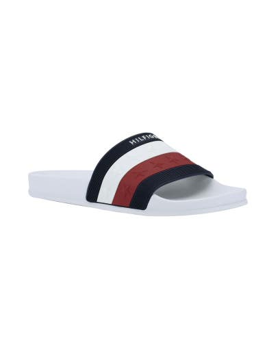 Tommy Hilfiger Dulce Sandals Women's US 6 Multicolor Slip-On Slide VER1546