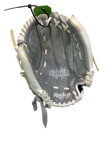 Used Rawlings HIGHLIGHT SERIES BB/SB Glove T-ball Grey 10 1/2" 11347-S000265610