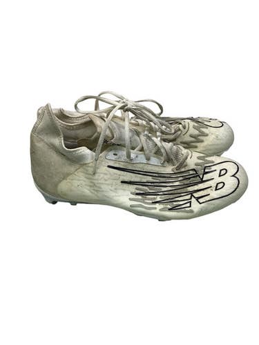 Used New Balance LAX Cleats Mens White Senior 13 11347-S000265605