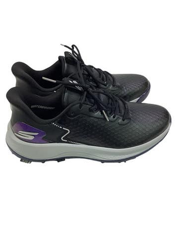 Used Skechers Mens Golf Shoes Black Senior 9 11347-S000265595