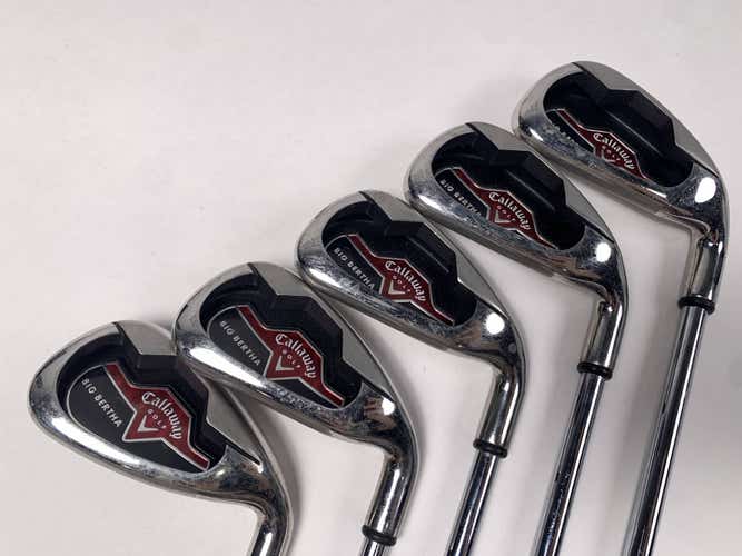 Callaway Big Bertha 2006 Iron Set 4-8 Regular Steel Mens RH