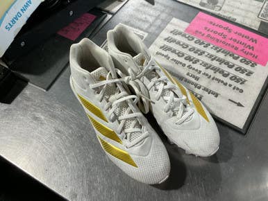 Used Adidas Adult FB Cleats White Senior 11.5 10743-S000481136