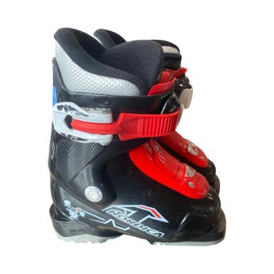 Used Nordica FIRE ARROW TEAM 1 Boys DH Ski Boot Black 145 MP - Y07 11883-S000158498