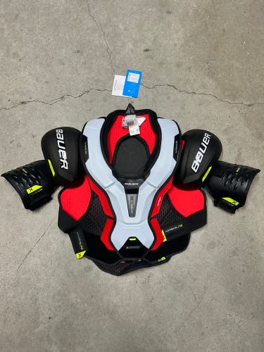 Senior Large Bauer Vapor Hyperlite NHL Dallas Stars Pro Stock Shoulder Pads (New)