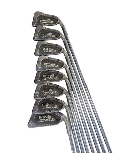 Used Ping ZING 2 BLACK DOT Mens Iron Set RH 3I-PW 11850-S000023723