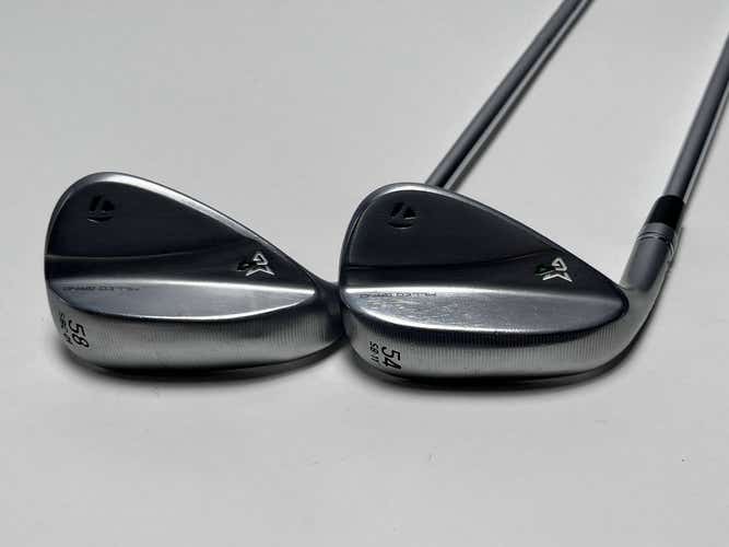 TaylorMade Milled Grind 4 Chrome Wedge Set 54* 11 | 58* 9 DG S400 Stiff LH
