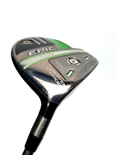 Callaway Epic Max Heavenwood 7 Wood 20 HZRDUS Smoke Green IM10 60g Stiff Flex