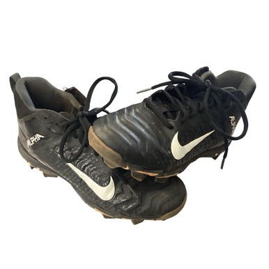 Used Nike ALPHA BB/SB Cleats Black Junior 05.5 11760-S000089334