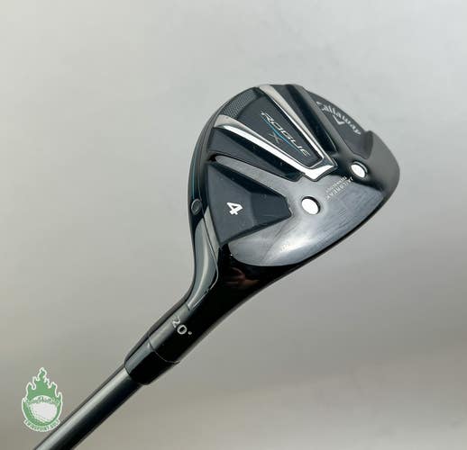Used Callaway Rogue X 4 Hybrid 20* Synergy 60g Regular Flex Graphite Golf Club
