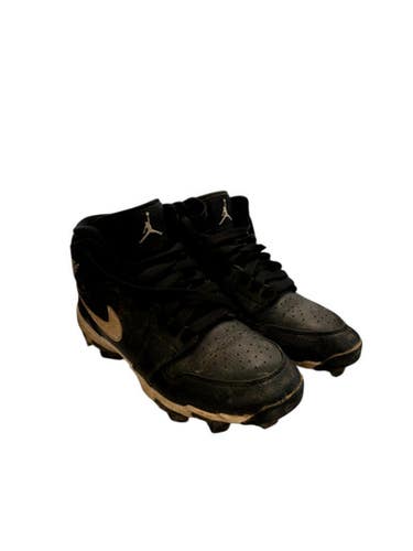 Used Nike AIR JORDAN Jr FB Cleats Black Junior 04 11863-S000025547