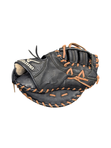 Used Mizuno MVP YOUTH BB/SB First Base RH Throw Black 12" 11863-S000025516