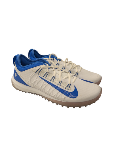 Used Nike HURACHE TURF LAX Cleats Mens White Senior 9.5 11863-S000025514