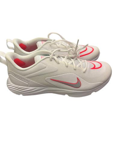 Used Nike HURACHE 8 TURF LAX Cleats Mens White Senior 11.5 11863-S000025498