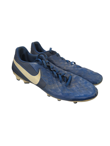Used Nike TIEMPO Soccer Cleats Navy Blue Senior 11.5 11863-S000025482