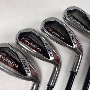 Callaway Diablo Edge Iron Set 7-PW 65g Senior Graphite Mens RH