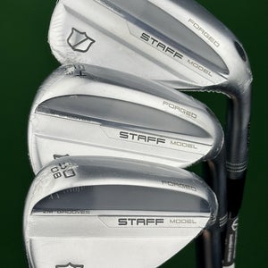 Wilson Staff Model ZM Forged Wedge Set 50-08*, 54-08*, 58-10* GW SW LW Steel NEW