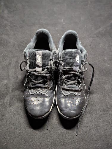 Used Nike Alpha Huarache 4 Keystone Baseball Cleats DJ6525-004 Size 5.5Y