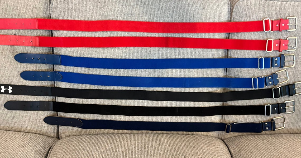 7 belts varying colors (Used)