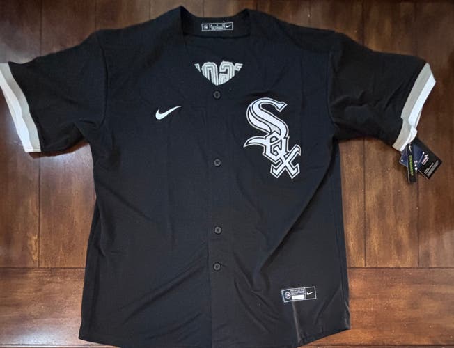 Chicago White Sox Colson Montgomery Black Baseball Jersey Adult XL NWT
