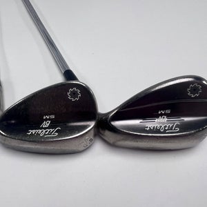 Titleist Vokey SM7 Tour Chrome Wedge Set 54* 8 58* 8 OBAN CT-100 Stiff Steel RH