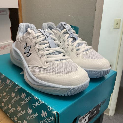 Womens Diadem Court Flo White/Sky Size 6