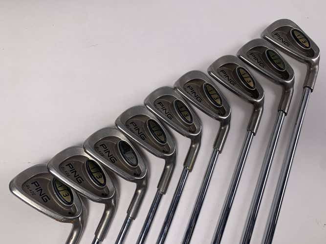 Ping i3 Blade Iron Set 2-PW Black Dot Cushin JZ Regular Steel Mens RH