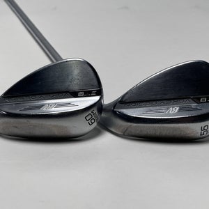 Titleist Vokey SM8 Tour Chrome Wedge Set 56* 10 60* 8 Wedge Steel Mens RH