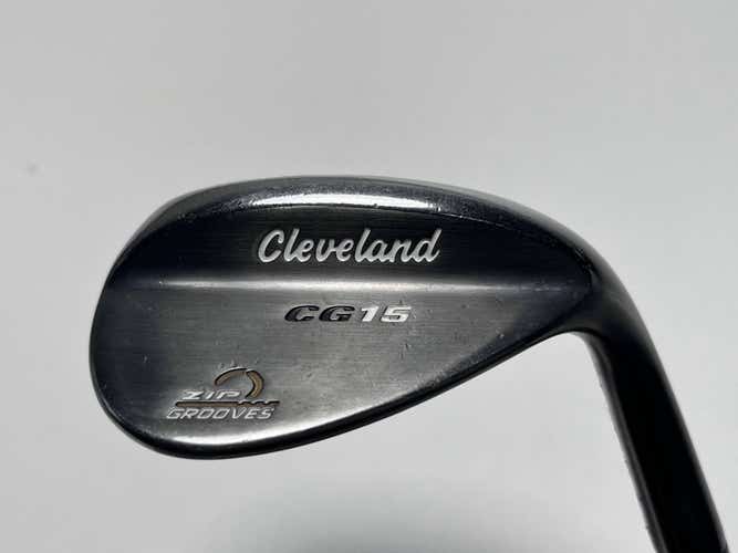 Cleveland CG15 Black Pearl Wedge 60* 12 Bounce Traction Wedge Steel Mens RH