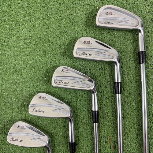 Titleist ZB Forged Iron Set 5-9 Project X Rifle 5.5 Regular Flex Steel