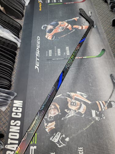 P28M | 87 Flex NEW! Senior Bauer Nexus Tracer Left Hand Hockey Stick Pro Hossa Curve Pro Stock (New)