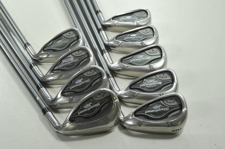 Callaway Steelhead XR 5-PW,AW,SW,LW Iron Set Regular RH Ozik Graphite # 211191