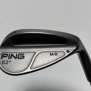 Ping MB Wedge 52* Black Dot Wedge Steel Mens RH Undersize Grip