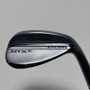 Cleveland RTX 6 ZipCore Tour Satin Wedge 56* 10 Bounce Mid Spinner Steel Mens RH