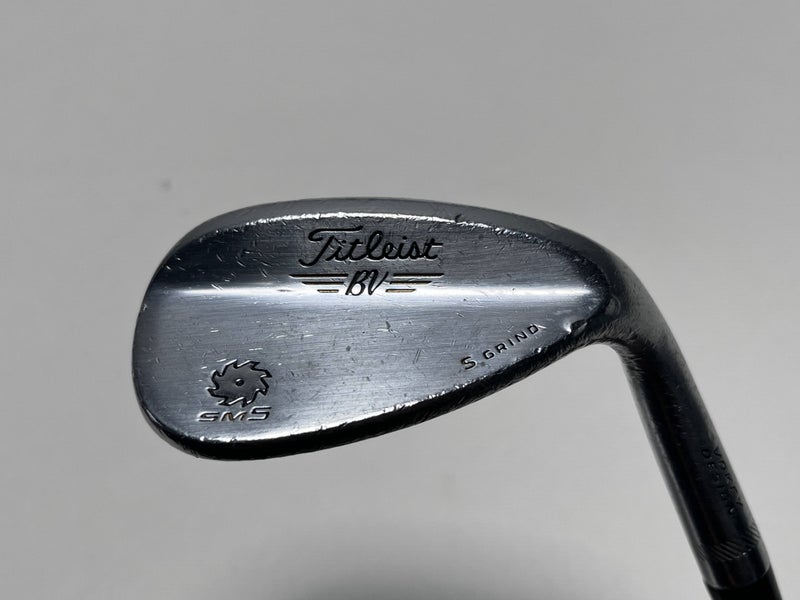 Titleist Vokey SM5 Tour Chrome Wedge 60* 7 Bounce S-Grind Wedge Steel Mens RH
