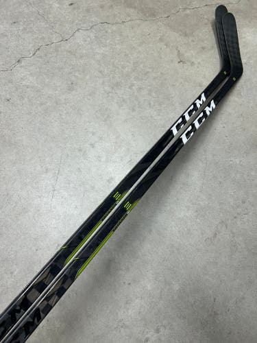 2 PACK 85 Flex P90TM Senior CCM RibCor Trigger 3D PMT Left Hand Hockey Stick Pro Stock NHL (New)