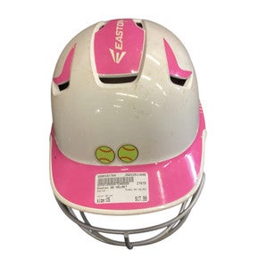 Used Easton SB HELMET Batting Helmet w/Mask White One Size 11846-S000101784
