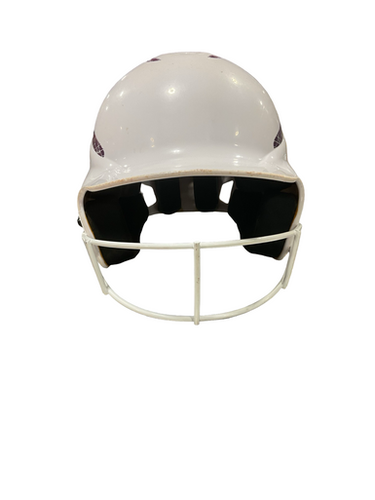 Used RIP-IT M/L 6 1/2-7 3/8 Batting Helmet w/Mask Pink And White One Size 11834-S000048089