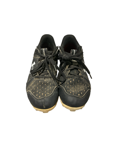 Used Under Armour LEADOFF CLEATS BB/SB Cleats Black Junior 03 11834-S000048086