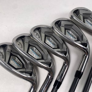Callaway Rogue Iron Set 7-PW+SW Aldila Synergy 60g Senior Graphite Mens RH