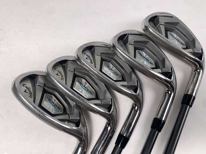 Callaway Rogue Iron Set 7-PW+SW Aldila Synergy 60g Senior Graphite Mens RH