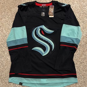 New Adidas Seattle Kraken NHL Authentic Home Jersey - Size 50 M NWT